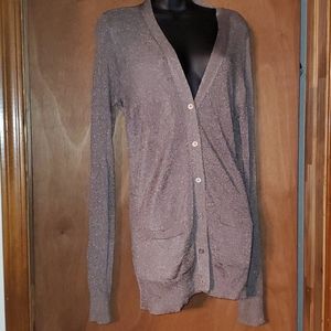 Sleek Shimmer Cardigan